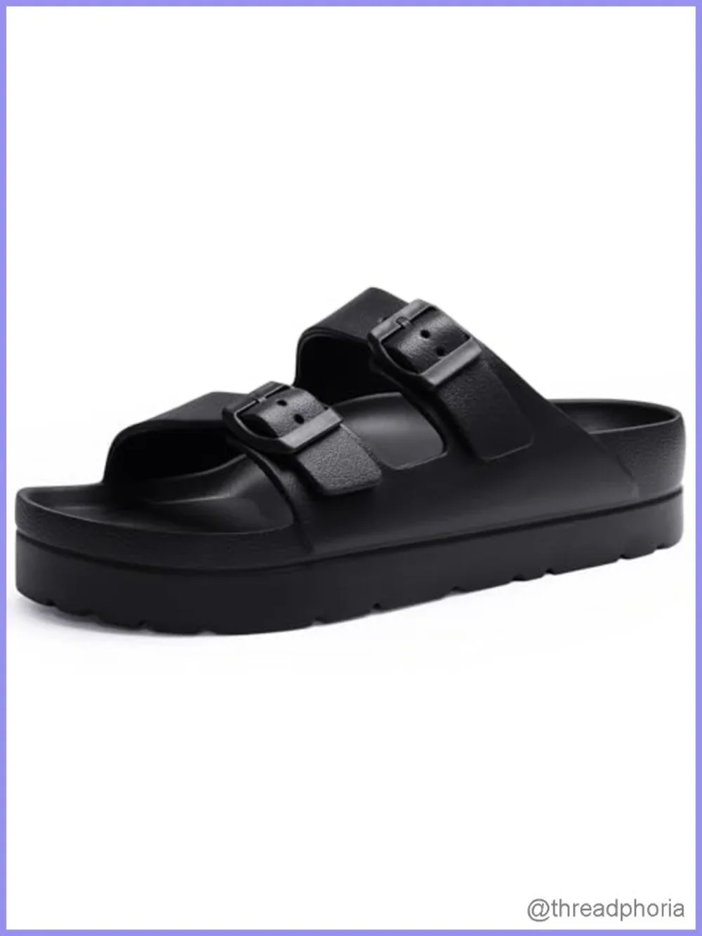 Arch Support Platform Slide Sandals Adjustable Comfort Walking